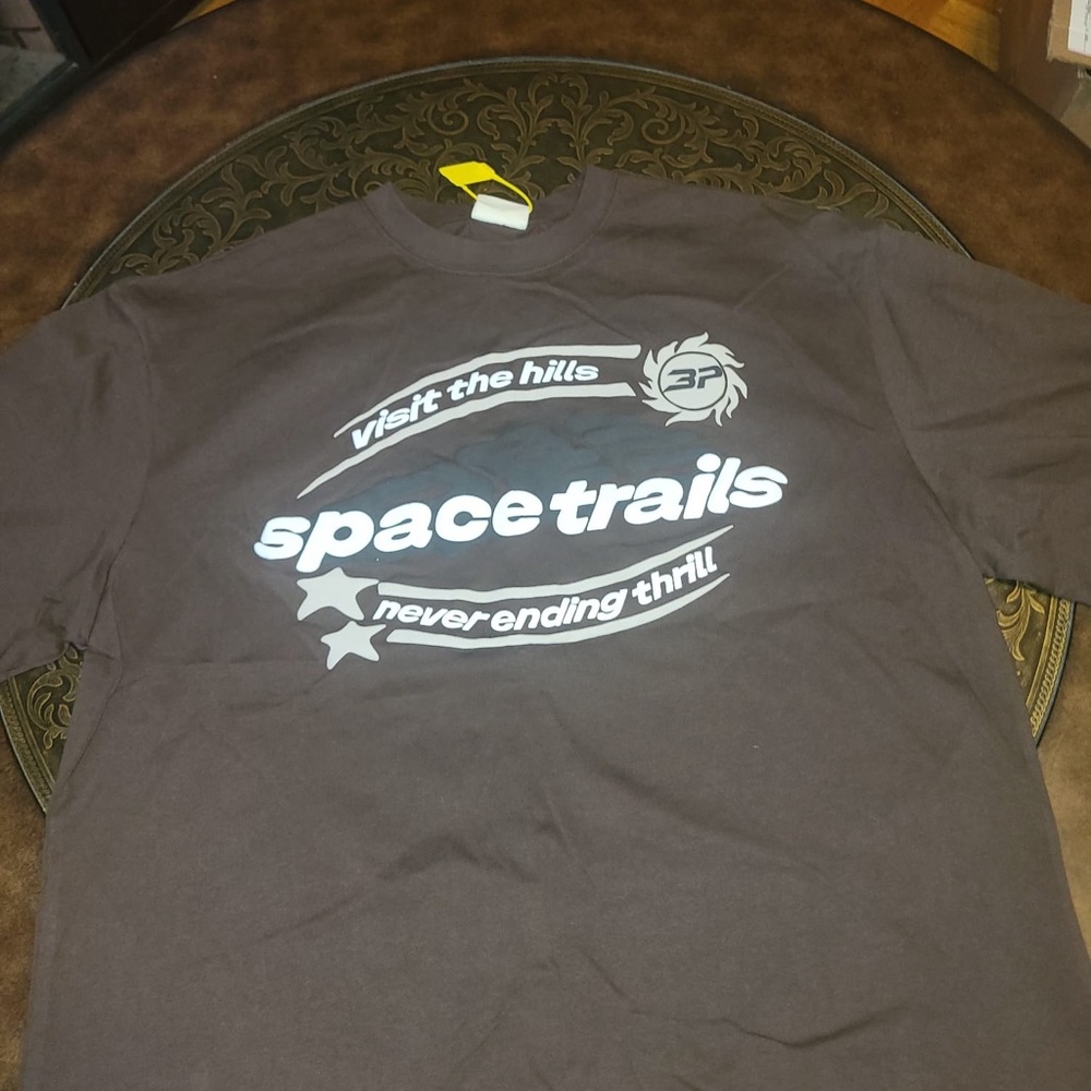 Brown Graphic Tee by Broken Planet